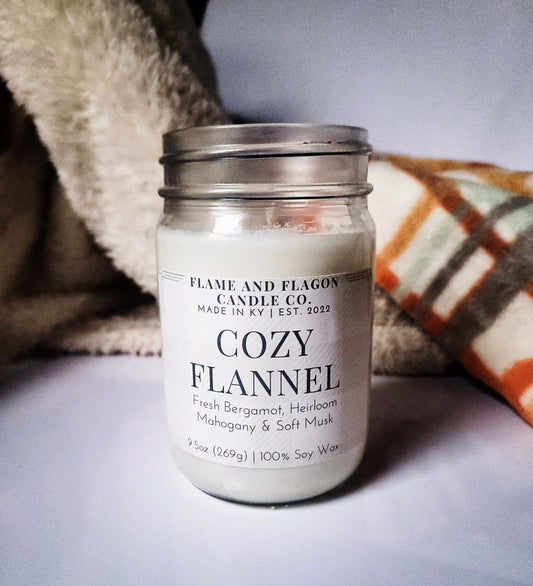 Uncommon Flame Scented Candles — Abstract, Fresh Linen Candles for Home  Scented — Handmade, 120hr Burn Time, 100% Soy Wax — 16oz Flint Jar Candles